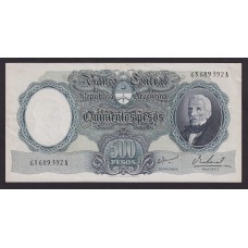 ARGENTINA COL. 522b BILLETE DE $ 500 SAN MARTIN BOT 2123